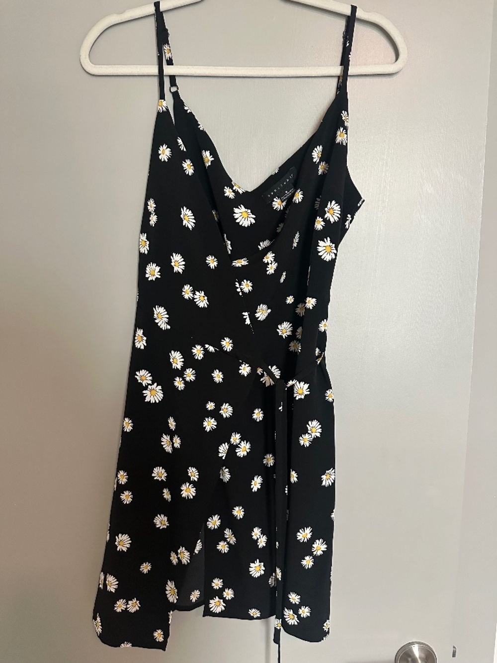 Black Dress with floral print